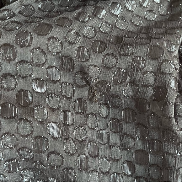 Cooper & Ella Cornelia Tie Dress Brown Metallic XS - Picture 12 of 12